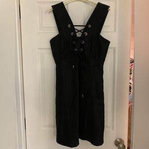 J Crew black linen dress